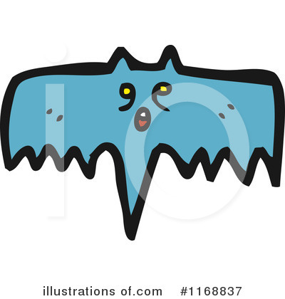 Royalty-Free (RF) Flying Bat Clipart Illustration by lineartestpilot - Stock Sample #1168837