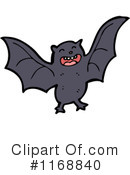 Flying Bat Clipart #1168840 by lineartestpilot