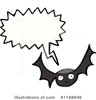 Royalty-Free (RF) Flying Bat Clipart Illustration by lineartestpilot - Stock Sample #1168846