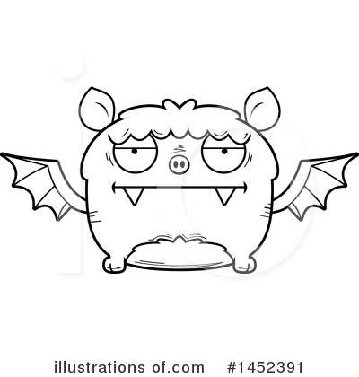 Royalty-Free (RF) Flying Bat Clipart Illustration by Cory Thoman - Stock Sample #1452391