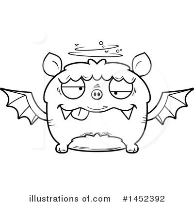 Royalty-Free (RF) Flying Bat Clipart Illustration by Cory Thoman - Stock Sample #1452392