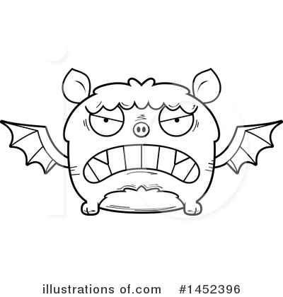 Royalty-Free (RF) Flying Bat Clipart Illustration by Cory Thoman - Stock Sample #1452396