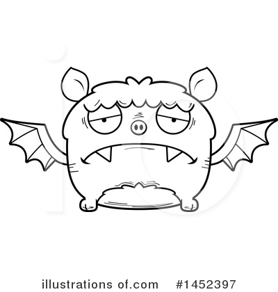 Royalty-Free (RF) Flying Bat Clipart Illustration by Cory Thoman - Stock Sample #1452397