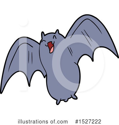 Royalty-Free (RF) Flying Bat Clipart Illustration by lineartestpilot - Stock Sample #1527222