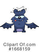 Flying Bat Clipart #1668159 by Cory Thoman