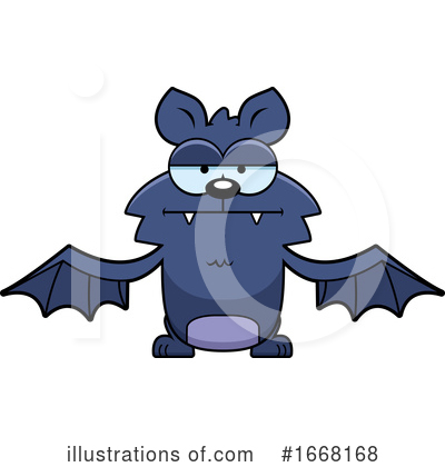 Vampire Bat Clipart #1668168 by Cory Thoman