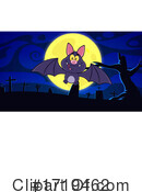 Flying Bat Clipart #1719462 by Hit Toon