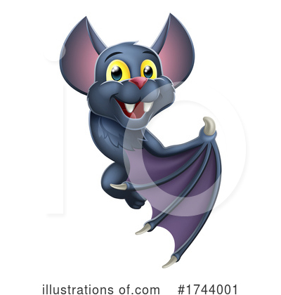Vampire Bats Clipart #1744001 by AtStockIllustration