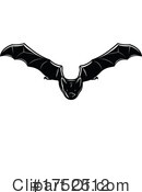 Flying Bat Clipart #1752512 by Vector Tradition SM