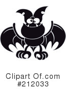 Flying Bat Clipart #212033 by Zooco