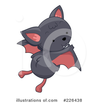 Royalty-Free (RF) Flying Bat Clipart Illustration by BNP Design Studio - Stock Sample #226438