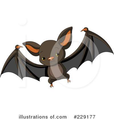 Flying Bat Clipart #229177 by Pushkin