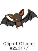 Flying Bat Clipart #229177 by Pushkin