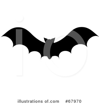 Royalty-Free (RF) Flying Bats Clipart Illustration by Pams Clipart - Stock Sample #67970