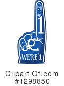 Foam Finger Clipart #1298850 by Liron Peer