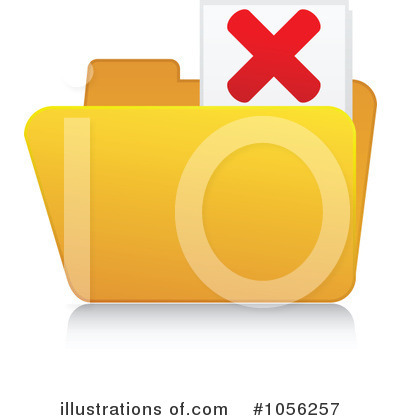 Royalty-Free (RF) Folder Clipart Illustration by Andrei Marincas - Stock Sample #1056257