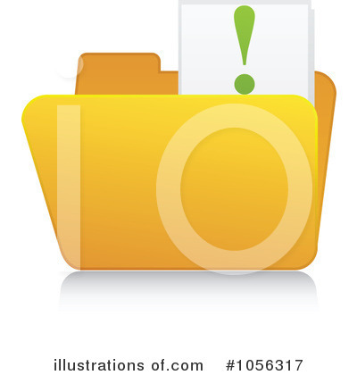 Royalty-Free (RF) Folder Clipart Illustration by Andrei Marincas - Stock Sample #1056317