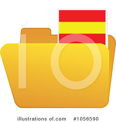 Spanish Flag Clipart #1056590 by Andrei Marincas