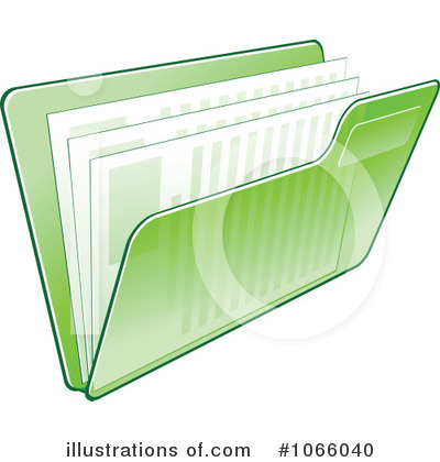 Royalty-Free (RF) Folder Clipart Illustration by Vector Tradition SM - Stock Sample #1066040
