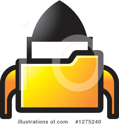 Royalty-Free (RF) Folder Clipart Illustration by Lal Perera - Stock Sample #1275240