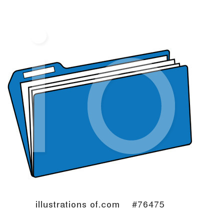 Royalty-Free (RF) Folder Clipart Illustration by Pams Clipart - Stock Sample #76475