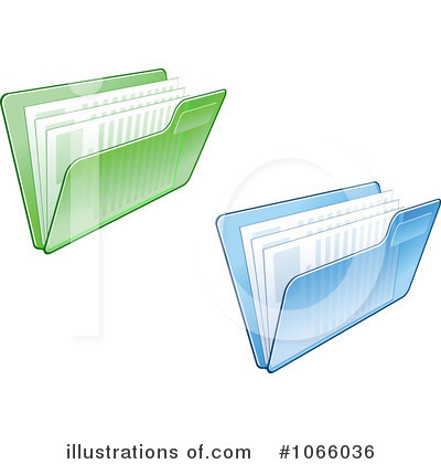 Folder Clipart #1066036 by Vector Tradition SM