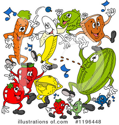 Fruit Clipart #1196448 by LaffToon