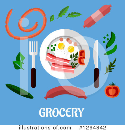Royalty-Free (RF) Food Clipart Illustration by Vector Tradition SM - Stock Sample #1264842