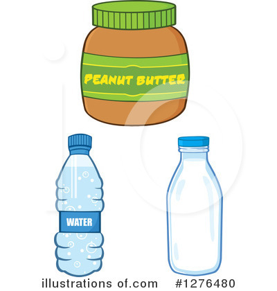 Royalty-Free (RF) Food Clipart Illustration by Hit Toon - Stock Sample #1276480
