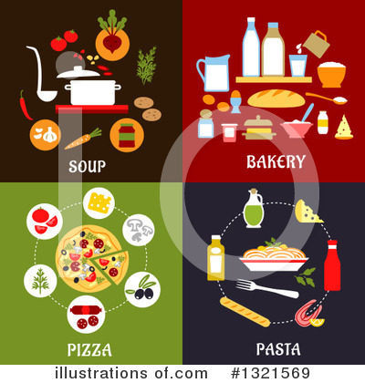 Royalty-Free (RF) Food Clipart Illustration by Vector Tradition SM - Stock Sample #1321569