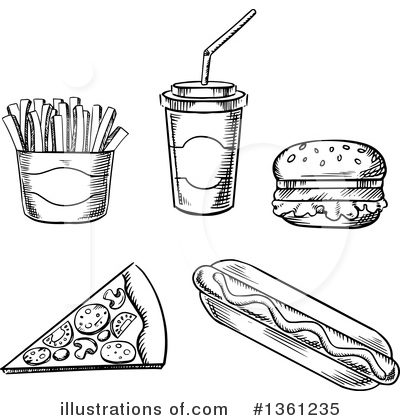 Royalty-Free (RF) Food Clipart Illustration by Vector Tradition SM - Stock Sample #1361235