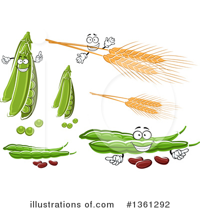 Legumes Clipart #1361292 by Vector Tradition SM