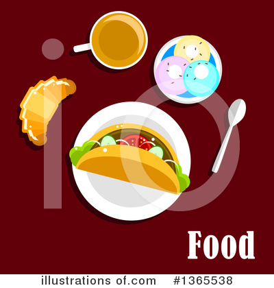 Royalty-Free (RF) Food Clipart Illustration by Vector Tradition SM - Stock Sample #1365538