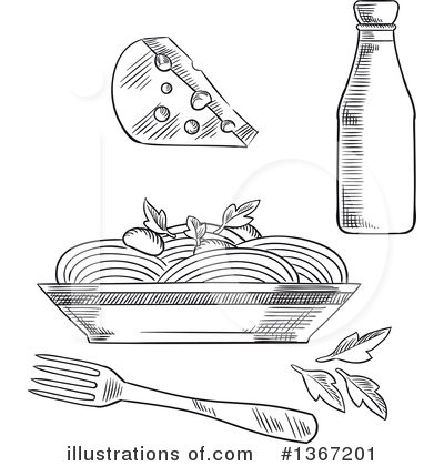 Royalty-Free (RF) Food Clipart Illustration by Vector Tradition SM - Stock Sample #1367201
