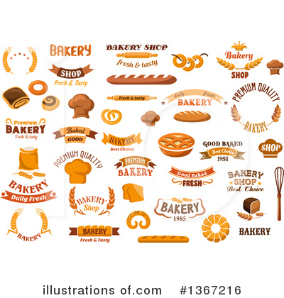 Soft Pretzel Clipart #1367216 by Vector Tradition SM