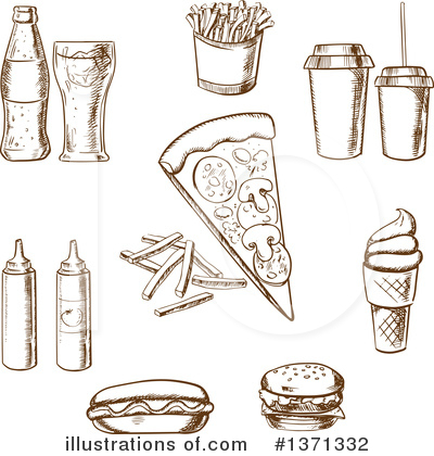 Royalty-Free (RF) Food Clipart Illustration by Vector Tradition SM - Stock Sample #1371332