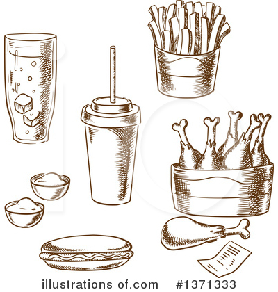 Royalty-Free (RF) Food Clipart Illustration by Vector Tradition SM - Stock Sample #1371333