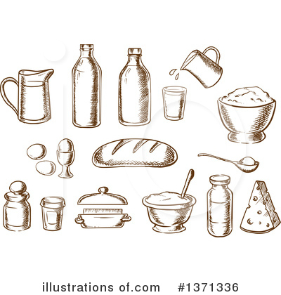 Royalty-Free (RF) Food Clipart Illustration by Vector Tradition SM - Stock Sample #1371336