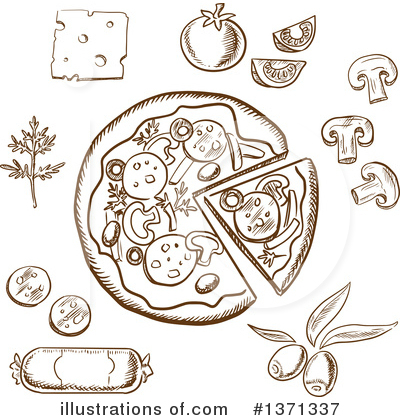 Royalty-Free (RF) Food Clipart Illustration by Vector Tradition SM - Stock Sample #1371337