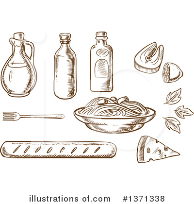 Royalty-Free (RF) Food Clipart Illustration by Vector Tradition SM - Stock Sample #1371338
