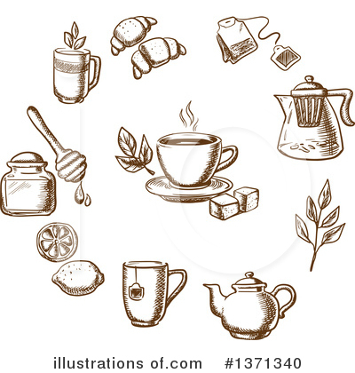 Royalty-Free (RF) Food Clipart Illustration by Vector Tradition SM - Stock Sample #1371340