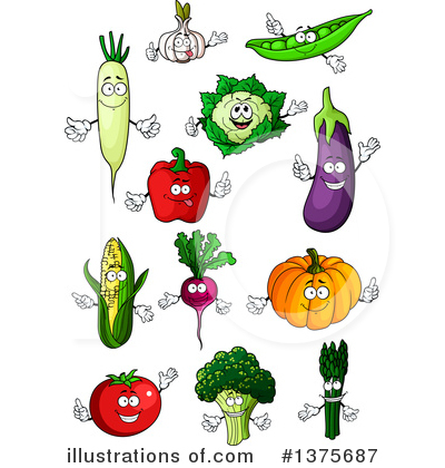 Royalty-Free (RF) Food Clipart Illustration by Vector Tradition SM - Stock Sample #1375687
