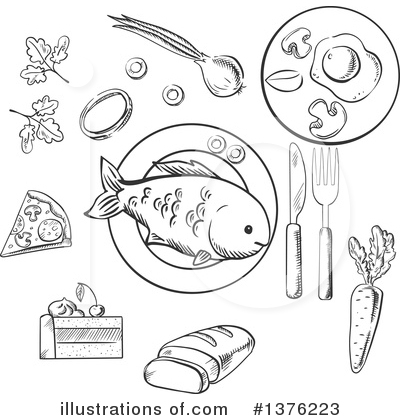 Royalty-Free (RF) Food Clipart Illustration by Vector Tradition SM - Stock Sample #1376223