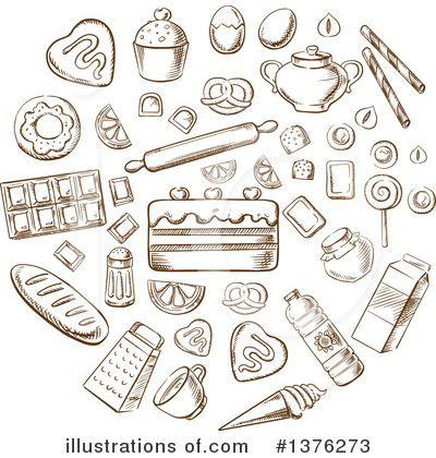 Royalty-Free (RF) Food Clipart Illustration by Vector Tradition SM - Stock Sample #1376273