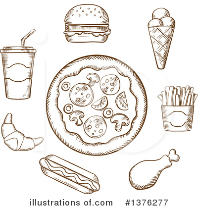 Royalty-Free (RF) Food Clipart Illustration by Vector Tradition SM - Stock Sample #1376277