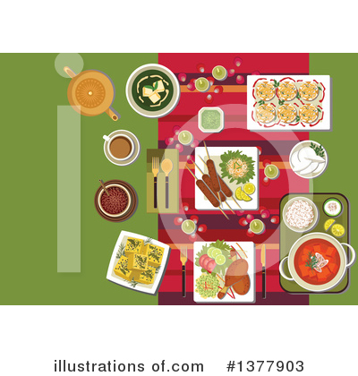 Table Clipart #1377903 by Vector Tradition SM