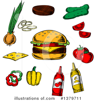 Royalty-Free (RF) Food Clipart Illustration by Vector Tradition SM - Stock Sample #1379711