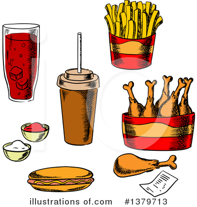 Royalty-Free (RF) Food Clipart Illustration by Vector Tradition SM - Stock Sample #1379713