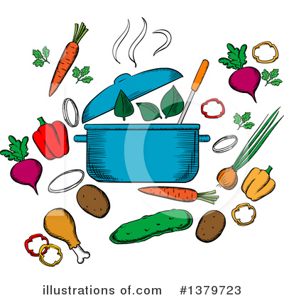 Royalty-Free (RF) Food Clipart Illustration by Vector Tradition SM - Stock Sample #1379723