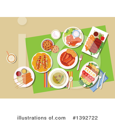 Royalty-Free (RF) Food Clipart Illustration by Vector Tradition SM - Stock Sample #1392722